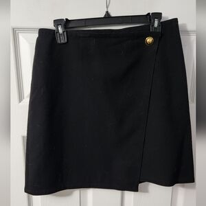 Loft black mini skirt